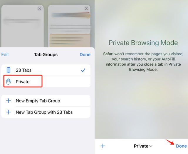 Gizli taramayı açın