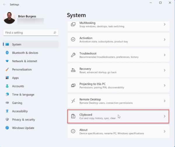 Come attivare la cronologia degli appunti in Windows 11 02 Come attivare la cronologia degli appunti in Windows 11 02