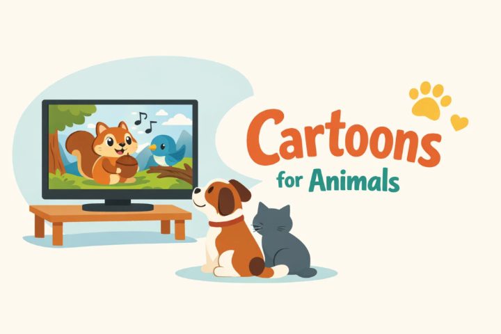 18 kreslených pohádek pro zvířata: Učení, smích a společný růst