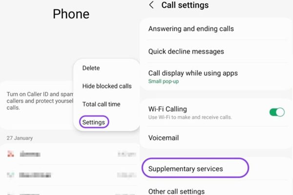 안드로이드폰 설정