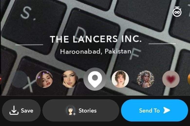 Snapchat 地理濾鏡