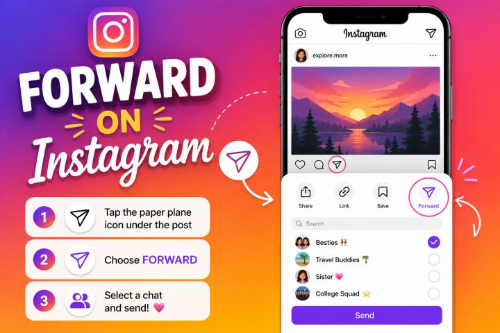 What does forward mean on Instagram story