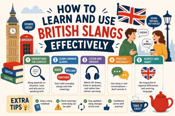 How to learn and use British slangs effectively