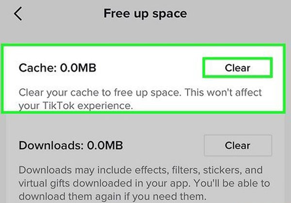 free up space