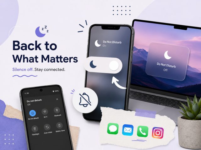 How to turn off do not disturb on iPhone, Android, Mac and apps
