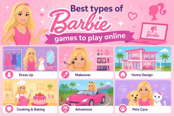 Nejlepší typy her Barbie, které si můžete zahrát online Nejlepší typy her Barbie, které si můžete zahrát online