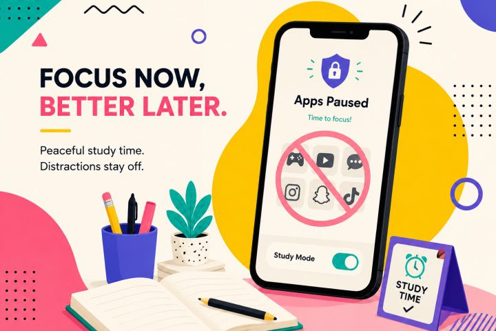 How to block apps during homework time without constant arguments