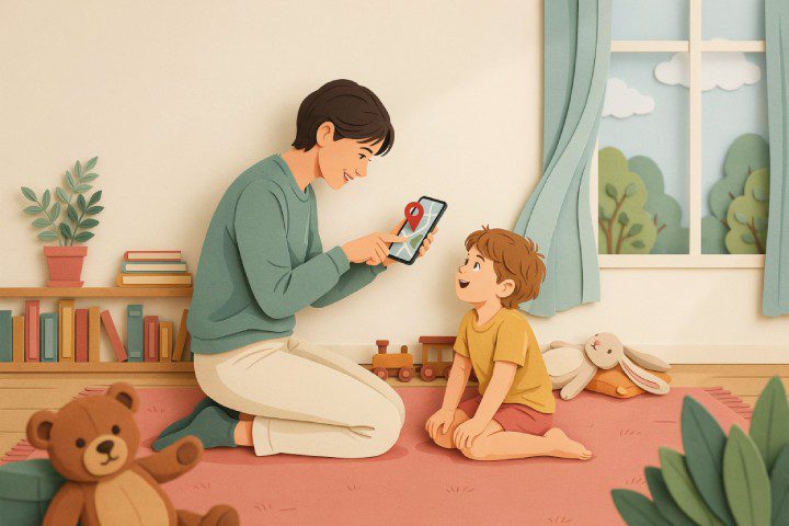 Làm thế nào để giải thích việc theo dõi vị trí cho con bạn