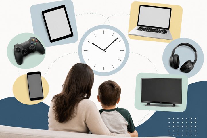 How to set screen time rules by age