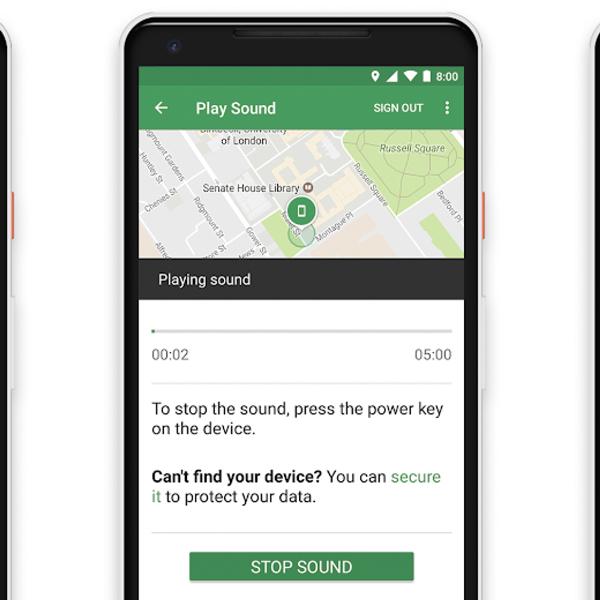 play-sound play sound when track an Android phone