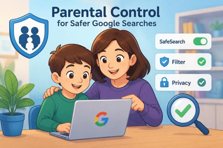 pomoc rodičovská kontrola s bezpečností ve Vyhledávání Google?
