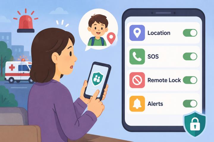 What parental control features should be used in emergencies