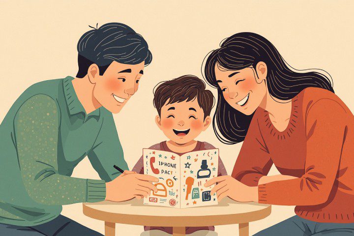 Phone contract template for kids and parents
