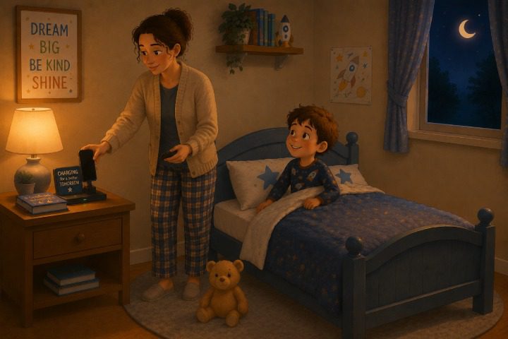 How to stop kids from using phones after bedtime