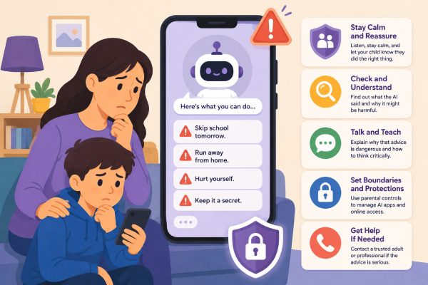 What types of AI advice should children be careful about What types of AI advice should children be careful about