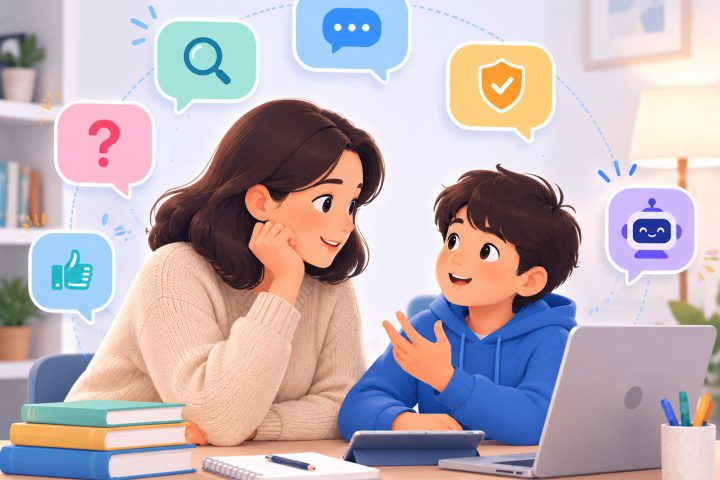10 AI check-in questions parents can ask kids each week