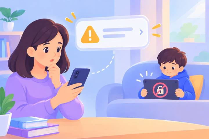 Can parents get an alert when their child disables parental controls