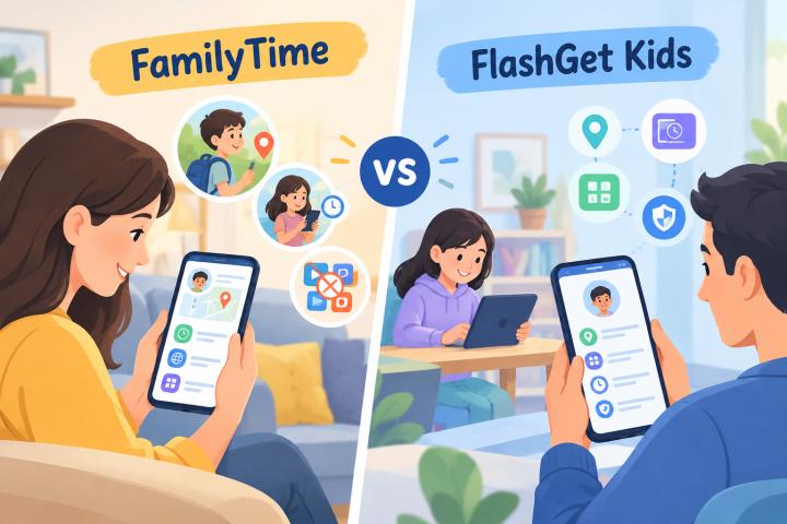 FamilyTime vs. FlashGet Kids: Welches ist besser für Ihre Familie?