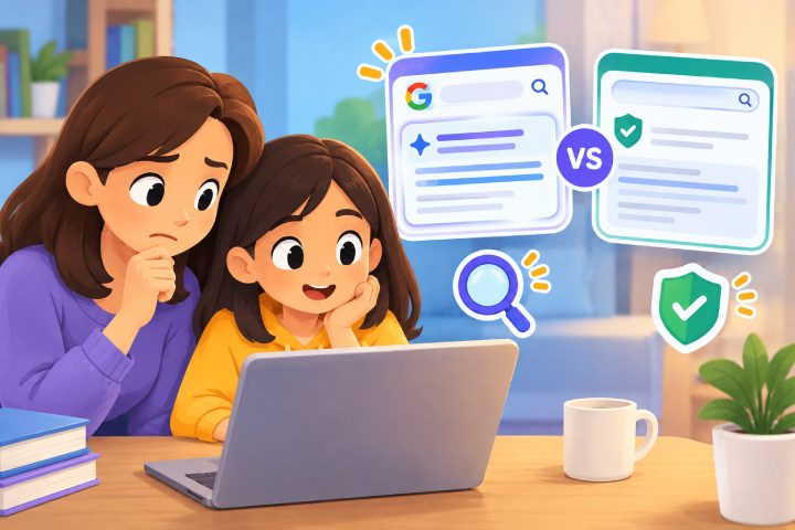 Google AI Overviews vs SafeSearch what parents misunderstand