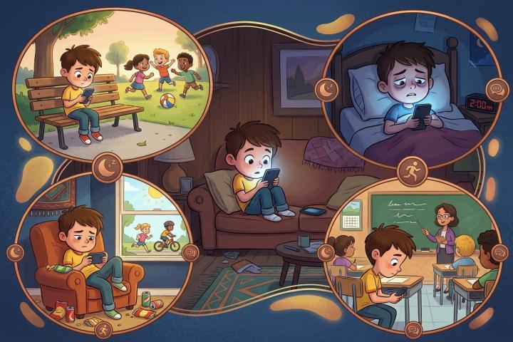 What are the downsides of a kid growing up with a smartphone all the time