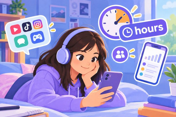 What is Gen Z's average screen time: A practical guide for parents of teens