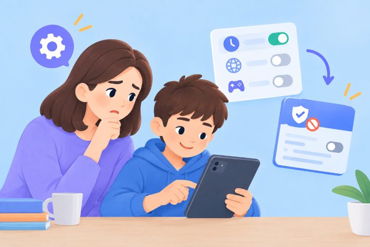 What should parents do when a child keeps changing settings or turning off restrictions